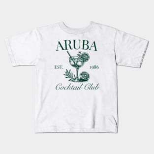 Aruba cocktail club Kids T-Shirt